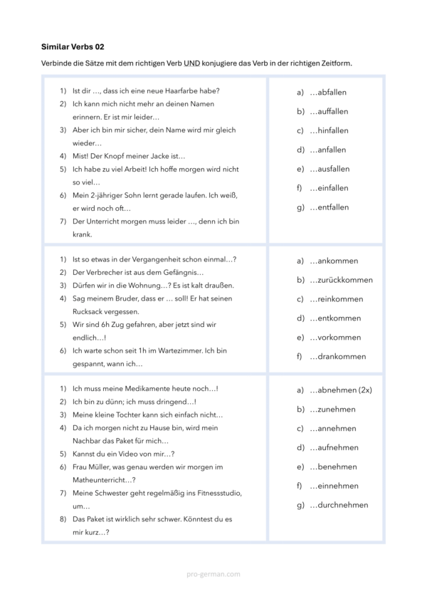 Similar Verbs 02 - Image 2