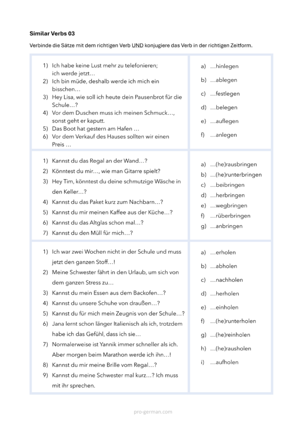Similar Verbs 03 - Image 2