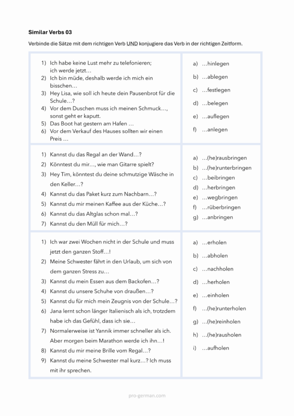 Similar Verbs 03 - Image 2