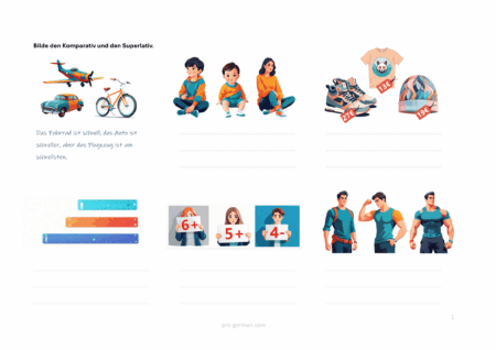 Komparativ und Superlativ